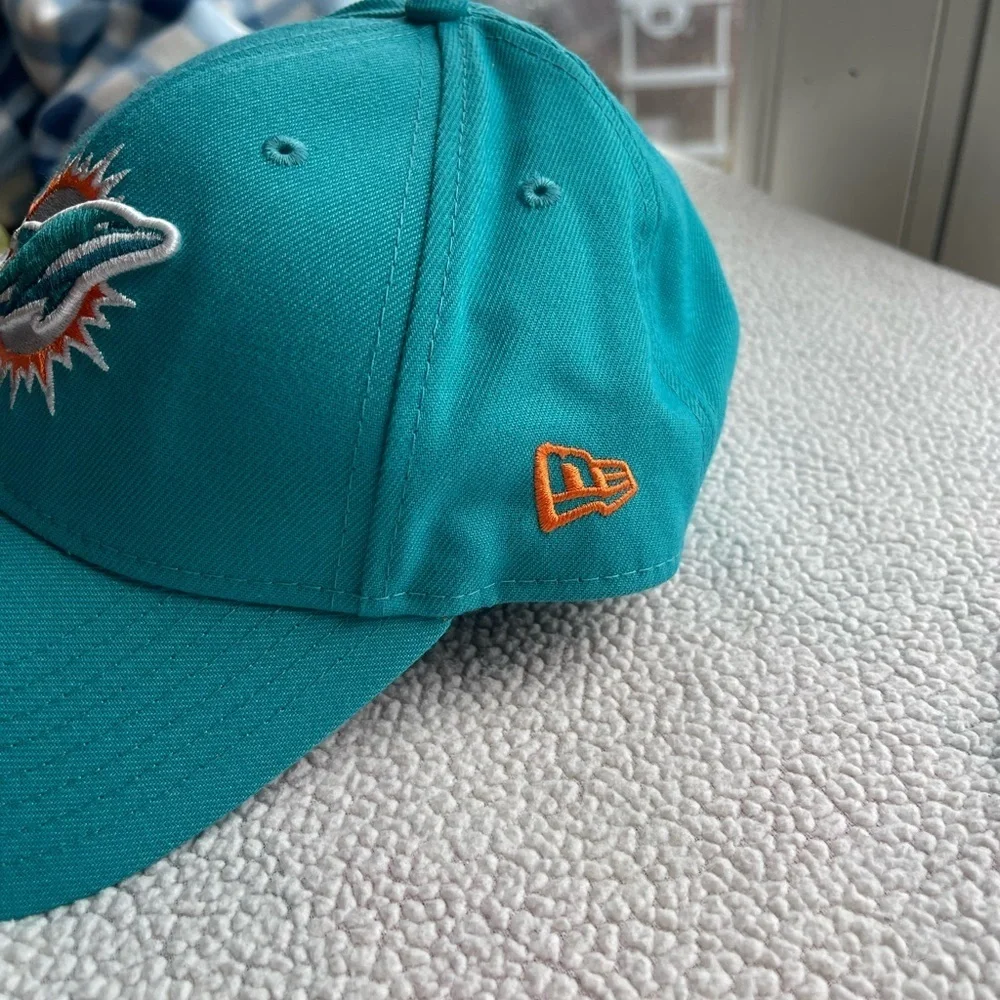 NFL Miami Dolphins teal orange ball cap